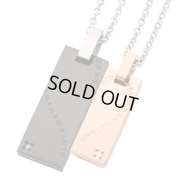 【ペアペンダント】円周率 シェアハート ペアネックレス