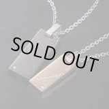 画像: ホワイトクローバー/【ペアペンダント】円周率 シェアハート ペアネックレス