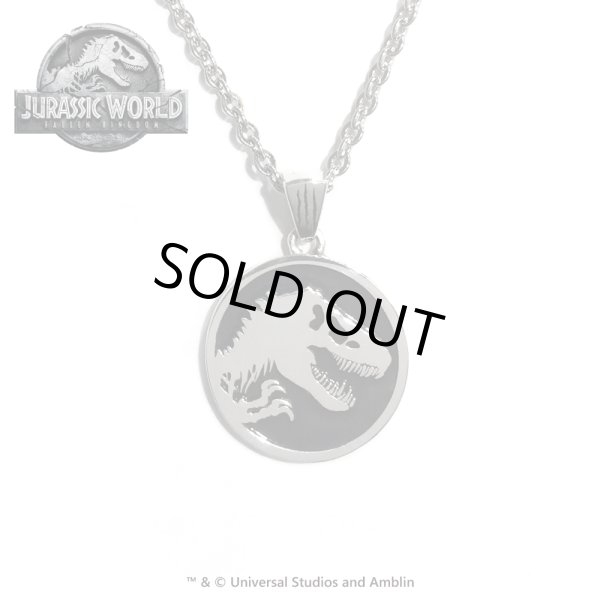 ジュラシックワールド シルバーロゴペンダント　JURASSIC WORLD（ジュラシックワールド）グッズ