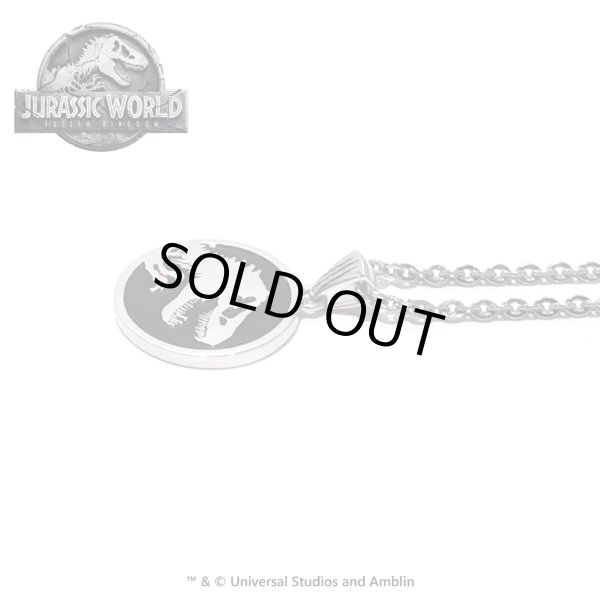 ジュラシックワールド シルバーロゴペンダント　JURASSIC WORLD（ジュラシックワールド）グッズ