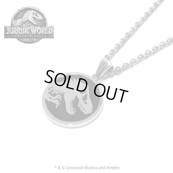 ジュラシックワールド シルバーロゴペンダント　JURASSIC WORLD（ジュラシックワールド）グッズ