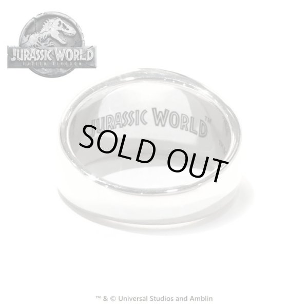 ジュラシックワールド シルバーロゴリング　JURASSIC WORLD（ジュラシックワールド）グッズ