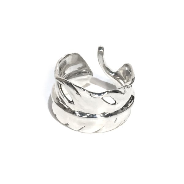 アークシルバーアクセサリーズ/シルエットフェザーリング(スモール)