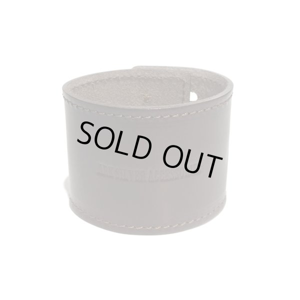 リリーボタン ダブルレザーブレスレット（ダークブラウン） / Ark silver accessories