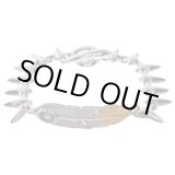画像: 【SALE30%OFF】アルテミスクラシック/フェザーIDボーンブレスレット メンズ シルバーブレスレット シルバー925