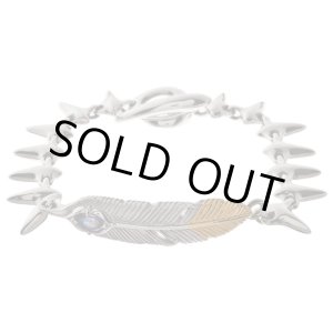 画像: 【SALE30%OFF】アルテミスクラシック/フェザーIDボーンブレスレット メンズ シルバーブレスレット シルバー925