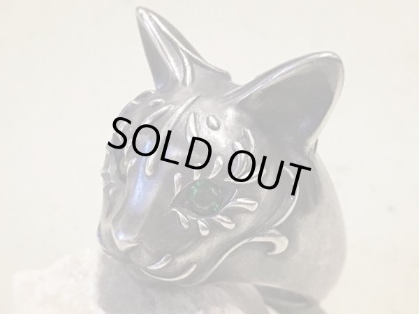 【猫リング】Cait Sith has Green CZ Eyes｜gush（ガッシュ）