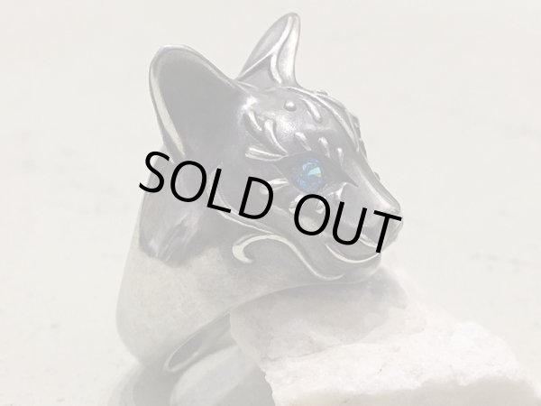 【猫リング】Cait Sith has Blue CZ Eyes｜gush（ガッシュ）