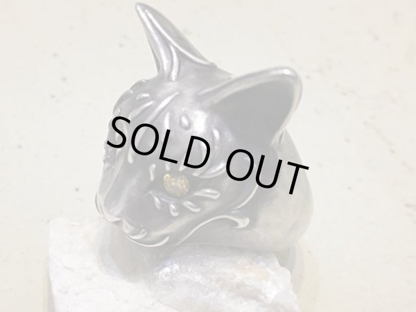 【猫リング】Cait Sith has CZ Yellow Eyes｜gush（ガッシュ）