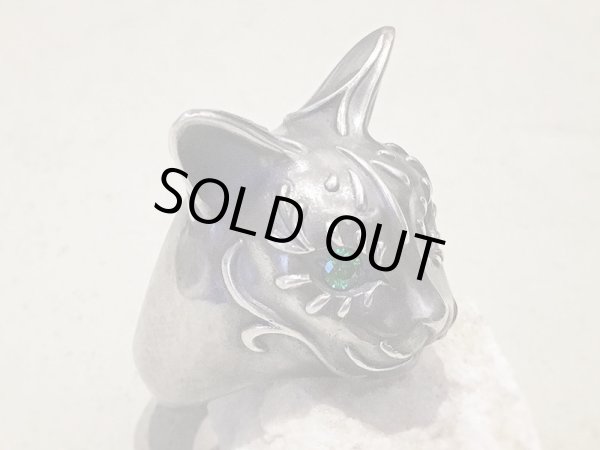 【猫リング】Cait Sith has Green CZ Eyes｜gush（ガッシュ）