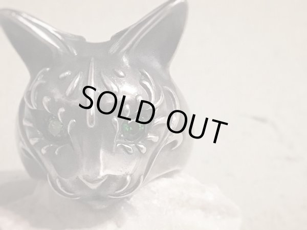 【猫リング】Cait Sith has Green CZ Eyes｜gush（ガッシュ）