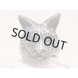 画像: ガッシュ/【ネコ 猫 シルバーリング】Cait Sith has Blue CZ Eyes｜gush