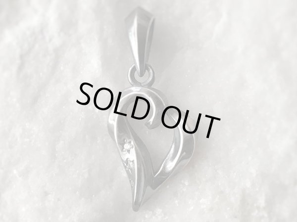 【ハート ネックレス】Twisted Heart（Stone Setting Style / CZ）｜gush（ガッシュ）