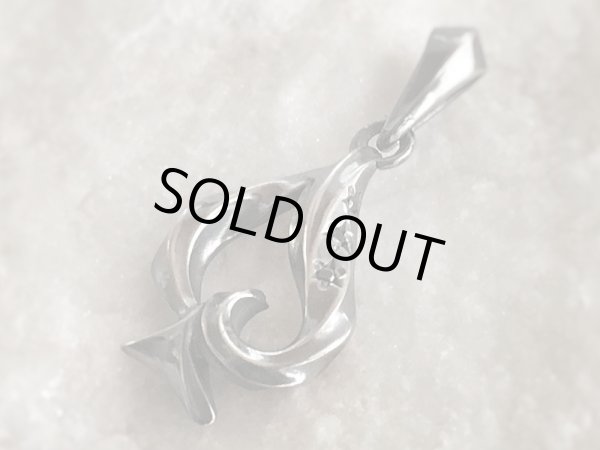 【スペード ネックレス】Twisted Spade（Stone Setting Style / BZ）｜gush（ガッシュ）