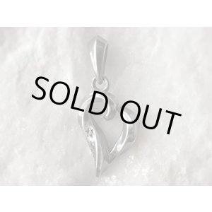 画像: ガッシュ/【ハート シルバーネックレス】Twisted Heart（Stone Setting Style / BZ）｜gush