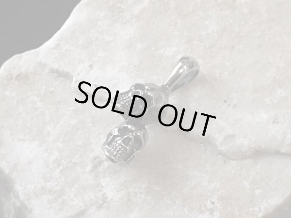 【スカル ネックレス】Pair Skull｜gush（ガッシュ）