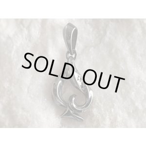 画像: ガッシュ/【スペード シルバーネックレス】Twisted Spade（Stone Setting Style / BZ）｜gush