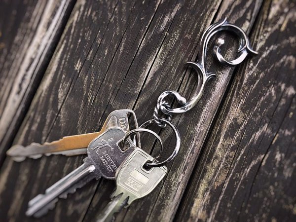 【シルバー キーホルダー】Key Hook｜gush（ガッシュ）