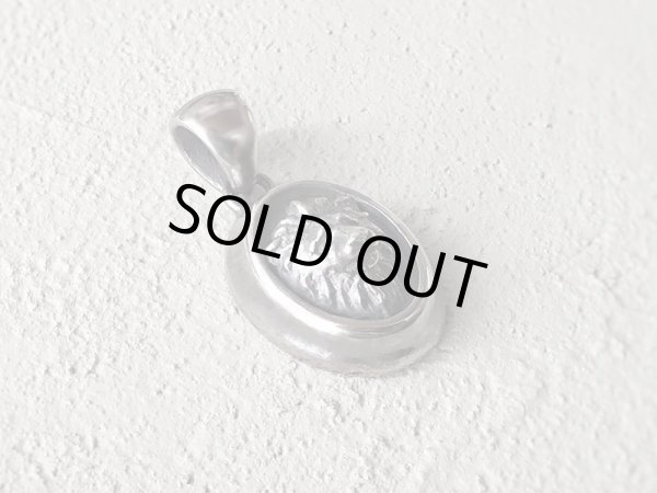 【ライオン ネックレス】Lion in Oval｜gush（ガッシュ）