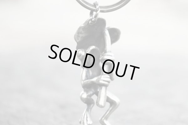 【シルバー キーホルダー】カエルのキーホルダー｜gush（ガッシュ）