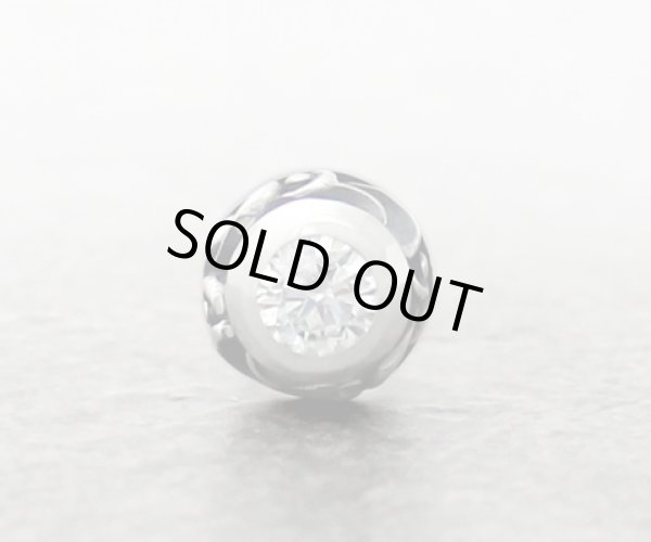 アラベスクシルバーストーンピアスZ/AQUA SILVER（アクアシルバー）