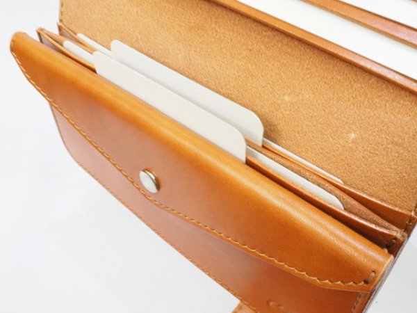 ライダースロングウォレット01（キャメル）[牛革 長財布]/レザーファクトリーCoo