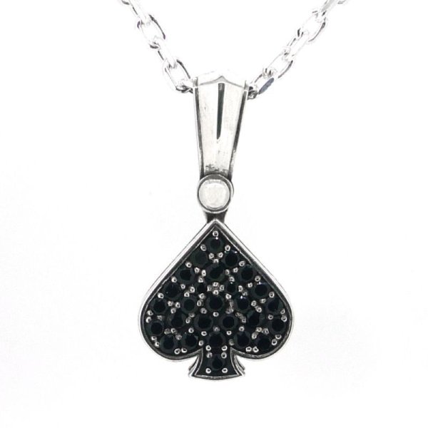 【ペアペンダント】スタイル オブ スペード&ハート ペンダント|Ark silver accessories/アーク シルバーアクセサリーズ