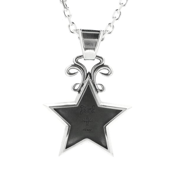 【スターペンダント】スターライトペンダント(ブラックCZ)|Ark silver accessories(アークシルバーアクセサリーズ)