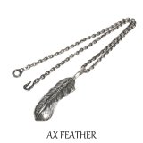 画像: AX フェザーネックレス  シルバー925 フェザーペンダント / Native Accessory Collection（インディアンジュエリー＆シルバーフェザーetc...）