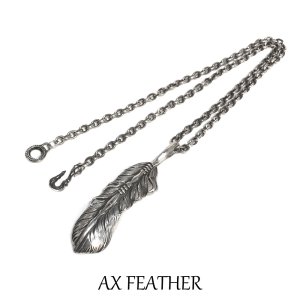 画像: AX フェザーネックレス  シルバー925 フェザーペンダント / Native Accessory Collection（インディアンジュエリー＆シルバーフェザーetc...）