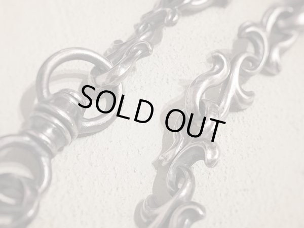 【シルバーウォレットチェーン】Piece of Arabesque｜gush（ガッシュ）