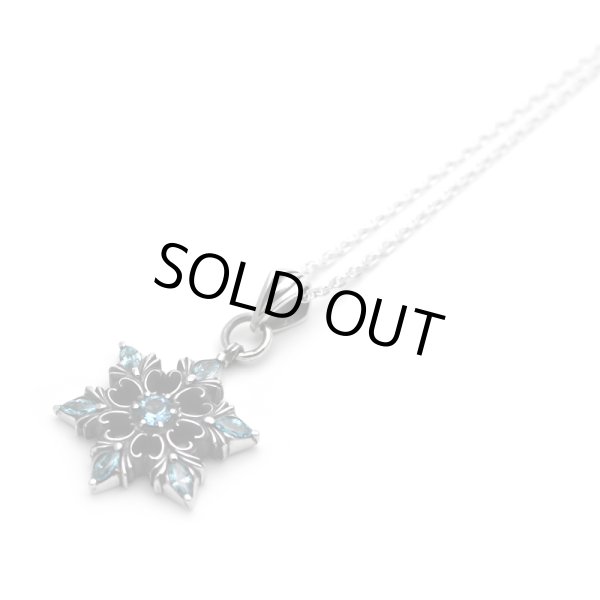 [雪の結晶 シルバーネックレス] snow crystal pendant / cooldust