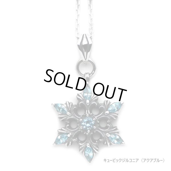 [雪の結晶 シルバーネックレス] snow crystal pendant / cooldust