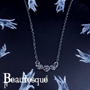 画像: ビュウテスク/[薔薇/ローズ][シルバーネックレス] Rose necklace/Beautesque