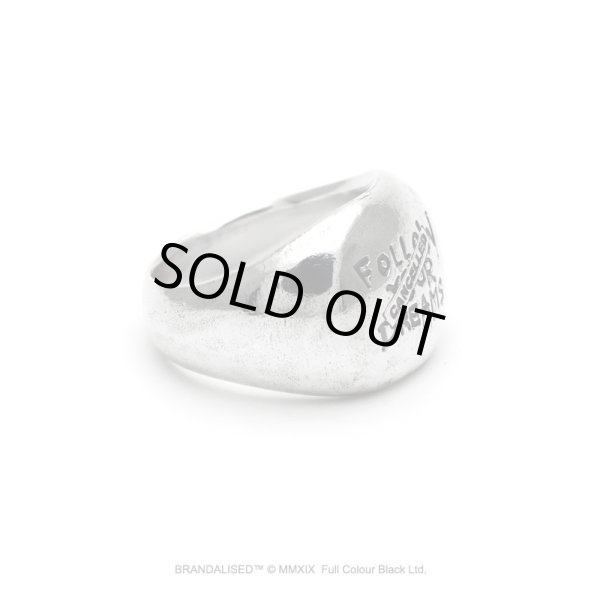 [ブランダライズド 公式コラボアクセサリー] Banksy ”Follow Your Dreams ” Ring/バンクシー フォローユアドリームズ シルバーリング 【cooldust×BRANDALISED™ 】