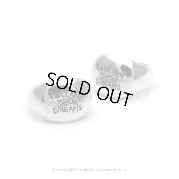 [ブランダライズド 公式コラボアクセサリー] Banksy ”Follow Your Dreams ” Ring/バンクシー フォローユアドリームズ シルバーリング 【cooldust×BRANDALISED™ 】