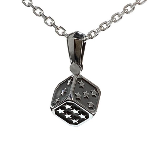 ラッキスターダイスペンダント|Ark silver accessories(アークシルバーアクセサリーズ)