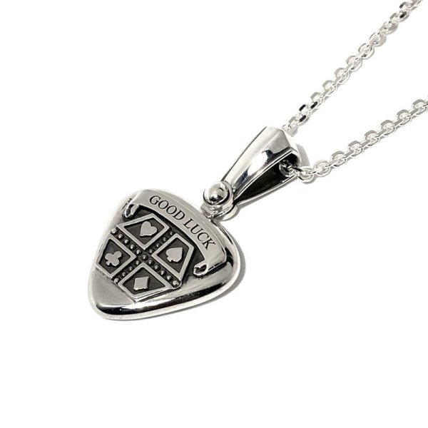 【ギターピック】プレイング ライフ ペンダント|Ark silver accessories(アークシルバーアクセサリーズ)