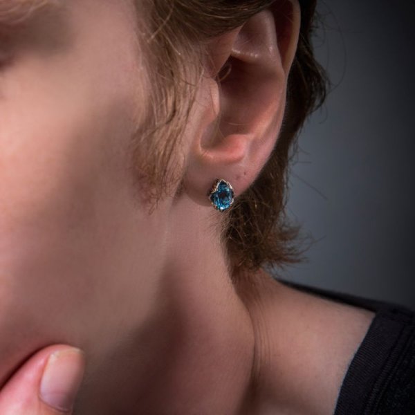 ロンバスブルートパーズピアス|Artemis Classic/アルテミスクラシック