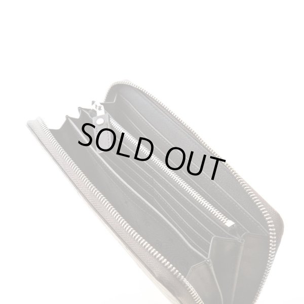 エンボスグレー クロコスタイル ジップウォレット/Artemis Classic/アルテミスクラシック