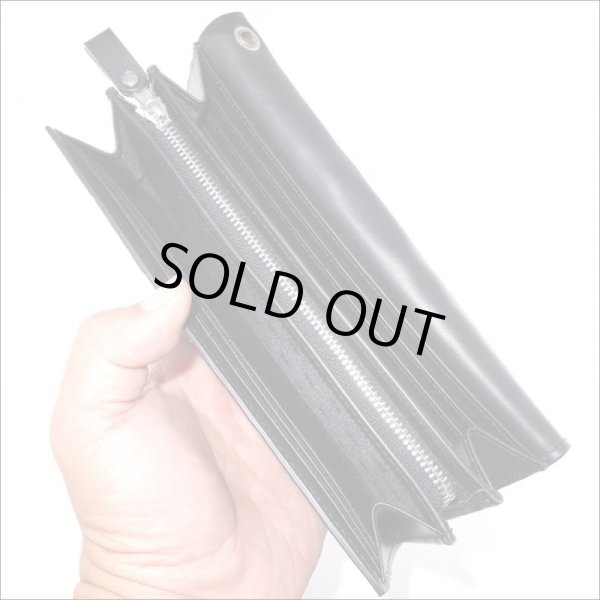 【蛇革/本革】グラデーション グレーパイソン ロングウォレット/Artemis Classic/アルテミスクラシック