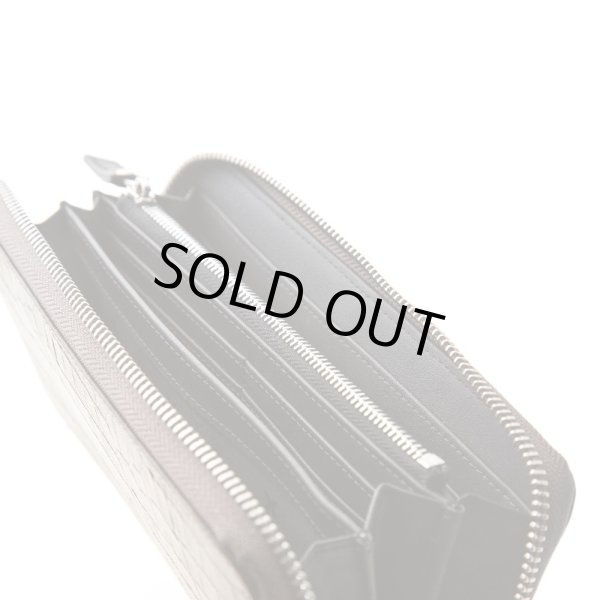 エンボスグレー クロコスタイル ジップウォレット/Artemis Classic/アルテミスクラシック