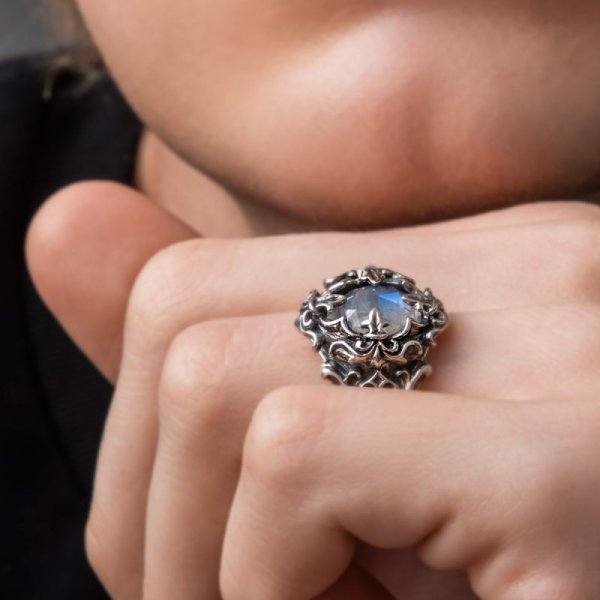 ローズカットブルームーンリング|Artemis Classic/アルテミスクラシック