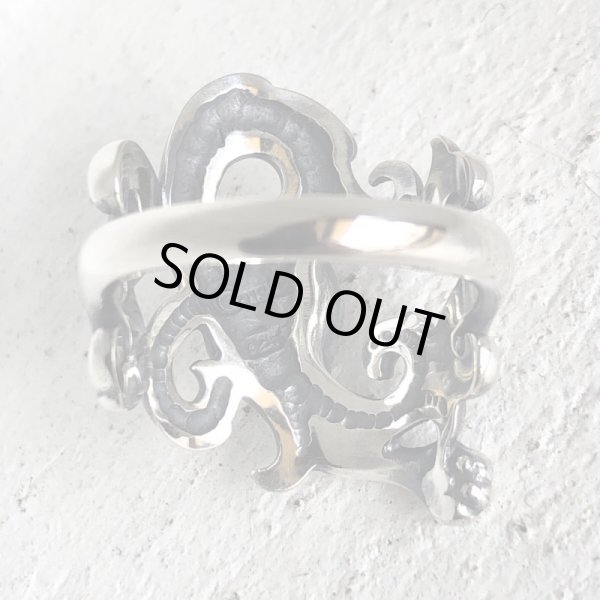 ガッシュ/【ネコ シルバーリング】唐草と猫のリング｜gush