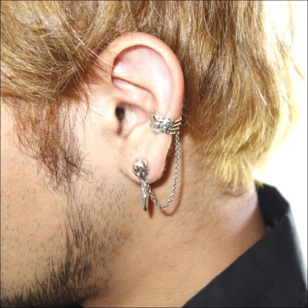 スカルイヤカフピアス|Artemis Classic/アルテミスクラシック