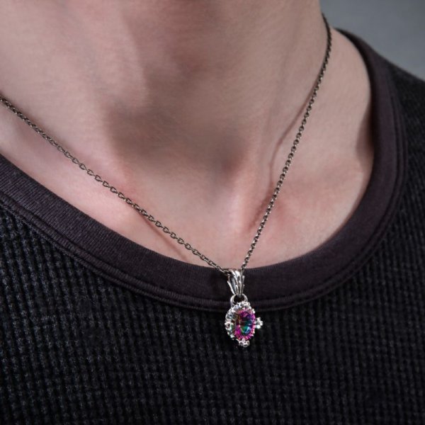 オーバルクラウンペンダント ミスティッククォーツ/アルテミスキングス/Artemis Kings