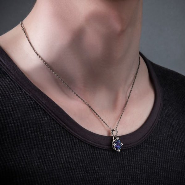 オーバルクラウンペンダント ミスティックトパーズ/アルテミスキングス/Artemis Kings