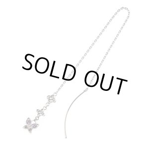 画像: 【蝶】アルテミスキングス/バタフライアメリカンチェーンピアス シルバ－925 レディース ブランド