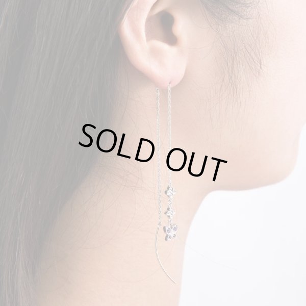 【蝶】バタフライアメリカンチェーンピアス/アルテミスキングス/ARTEMIS KINGS