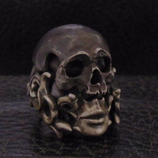 スカル シルバーリング ワルキューレ Sorter(ソーター)All Silver / BLIND RABBIT(ブラインドラビット)